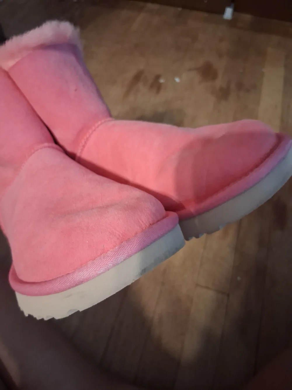 UGG Pink Bailey Bow Boots